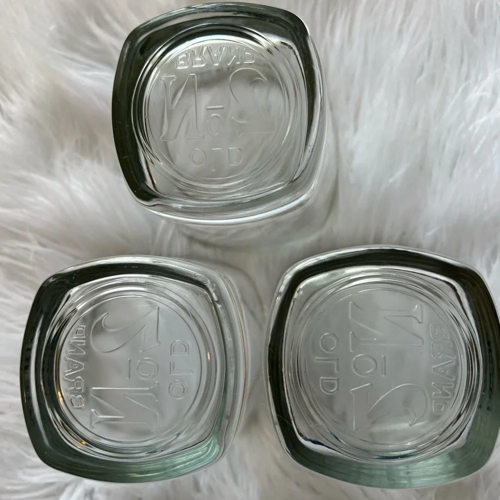 Set of 3 Vintage Jack Daniel’s Old No. 7 Bar Glasses